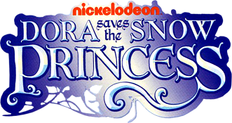 Dora the Explorer Dora Saves the Snow Princess title screen for Nintendo DS